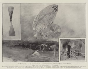 De nieuwste navigeerbare ballon door Henry Charles Seppings Wright